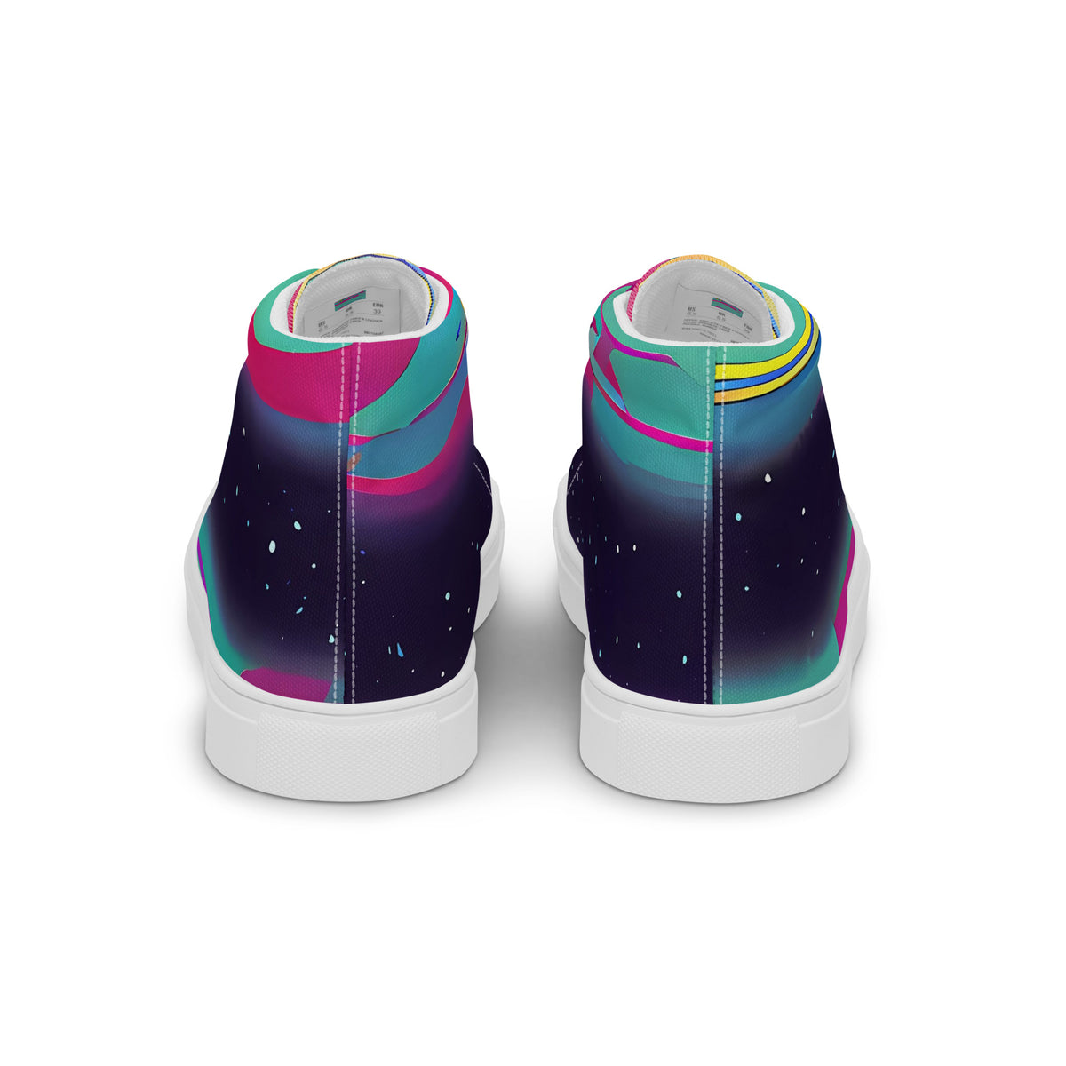 Women's High Top Canvas Shoes - Astro Pop