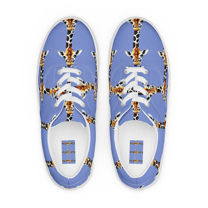 Men's Lace-Up Canvas Shoes - Giraffe Glow