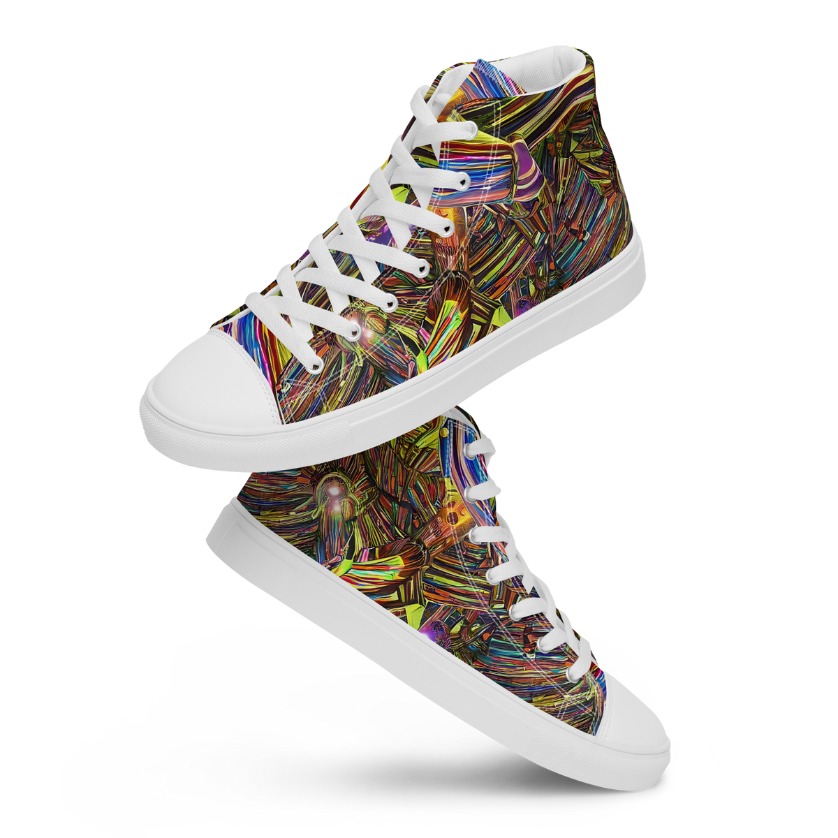Women's High Top Canvas Shoes - Quantum Palette