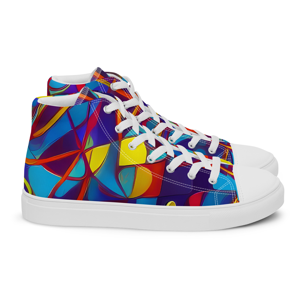 Women's High Top Canvas Shoes - Flickering Dreams