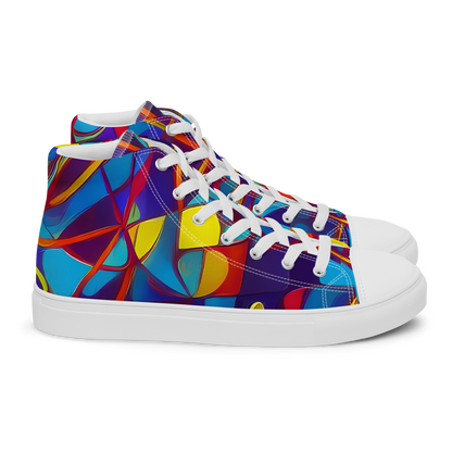 Women's High Top Canvas Shoes - Flickering Dreams