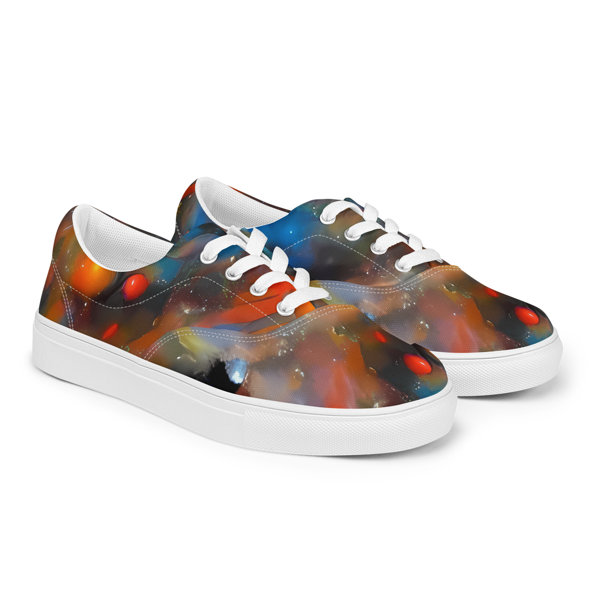 Women's Lace-Up Canvas Shoes - Ethereal Eclat