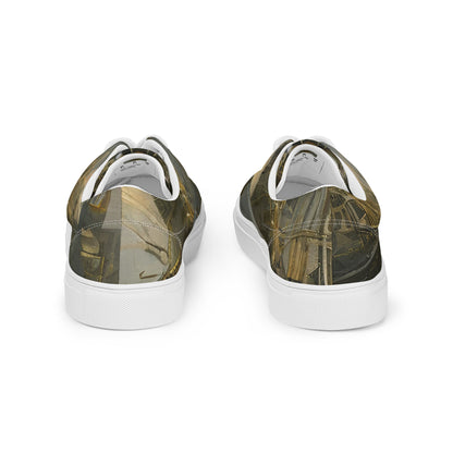 Men's Lace-Up Canvas Shoes - Ethereal Armada