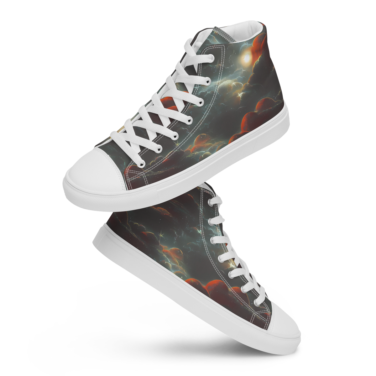 Women's High Top Canvas Shoes - Stellar Highlands
