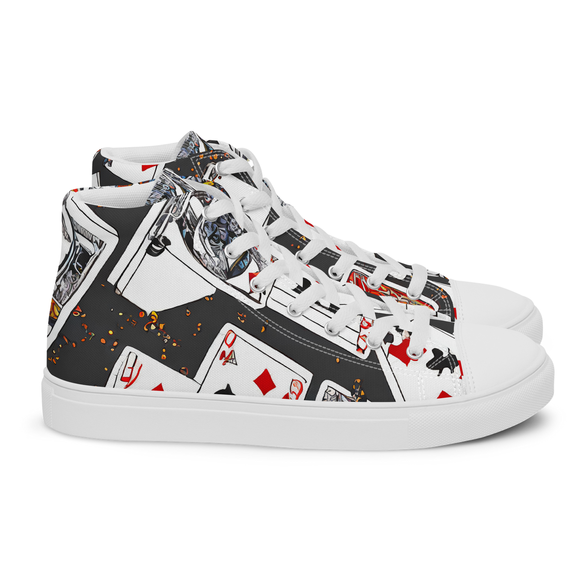 Men's High Top Canvas Shoes - Decked Out Dreams