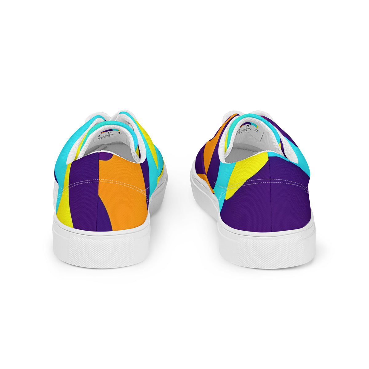 Men's Lace-Up Canvas Shoes - Gerace Geometry