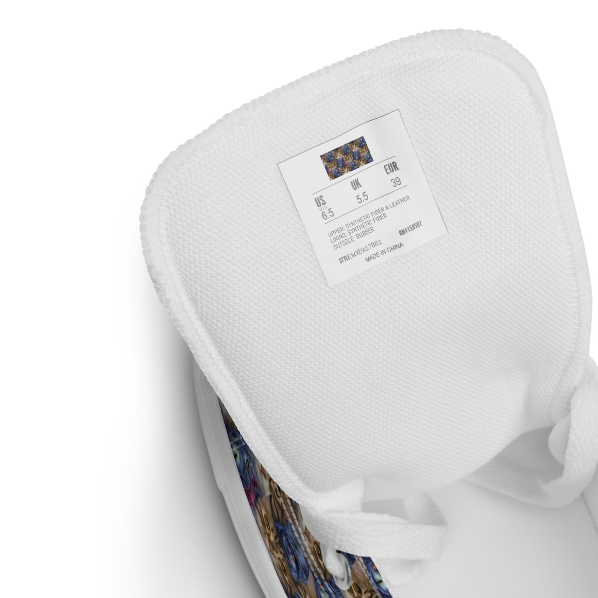 Women's High Top Canvas Shoes - Feline Fantasy