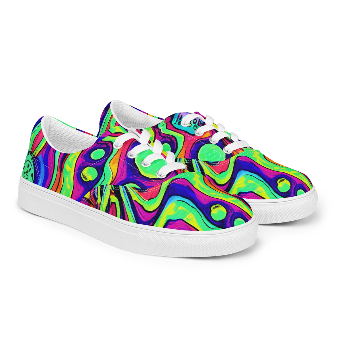 Men's Lace-Up Canvas Shoes - Frizzled Spirits