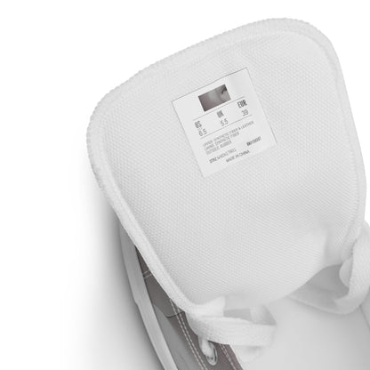 Women's High Top Canvas Shoes - Phantom Facescape