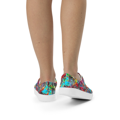 Women's Lace-Up Canvas Shoes - Junkyard Jewel