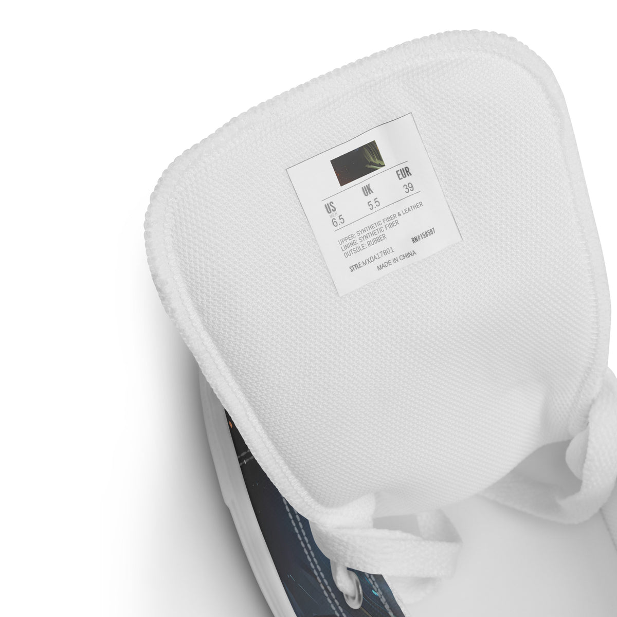 Women's High Top Canvas Shoes - Ethereal Echoes
