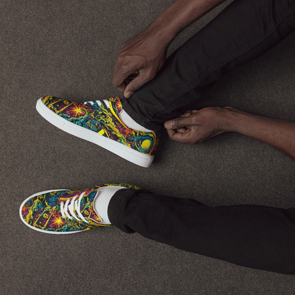 Men's Lace-Up Canvas Shoes - Gogos Galaxy