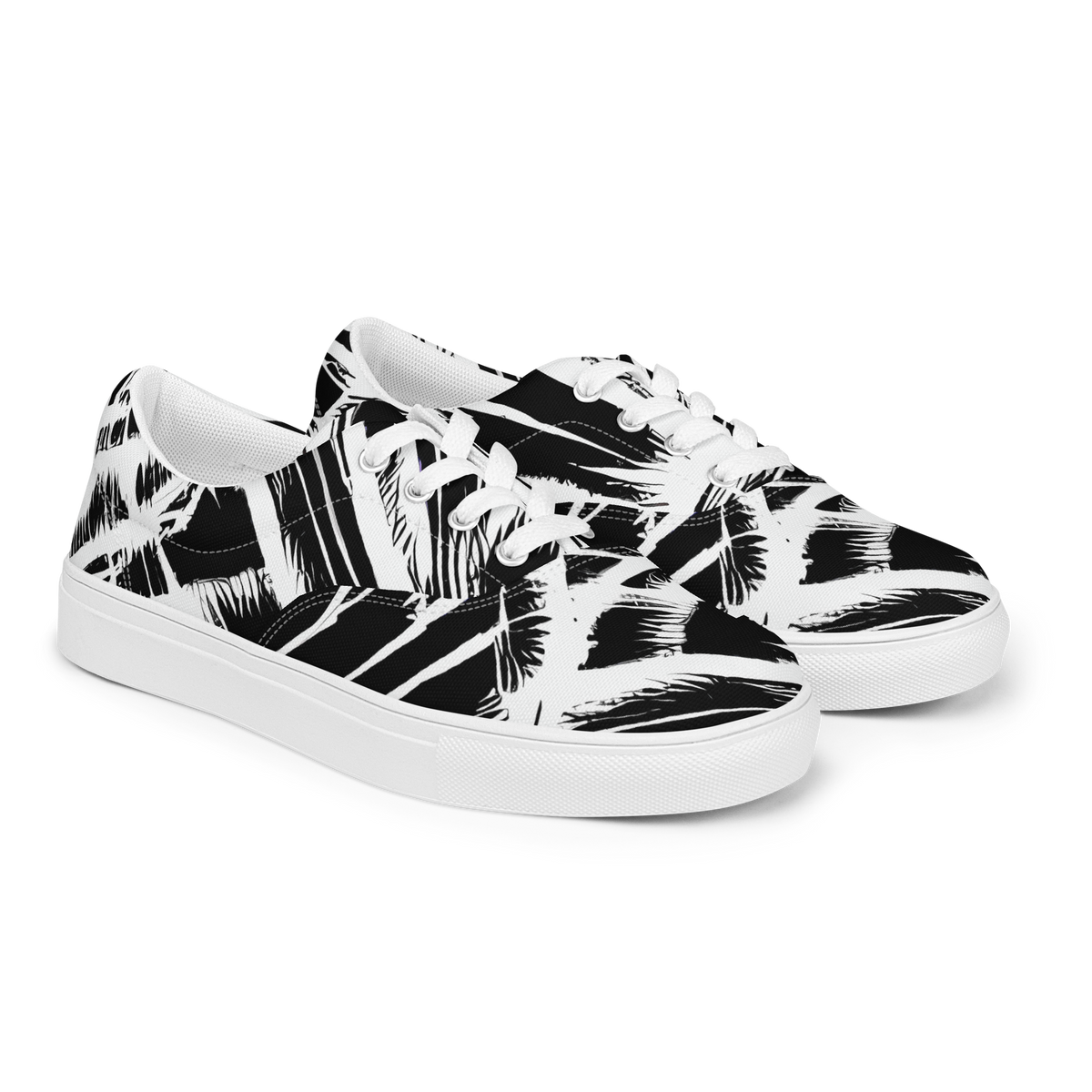 Women's Lace-Up Canvas Shoes - Silent Thunder