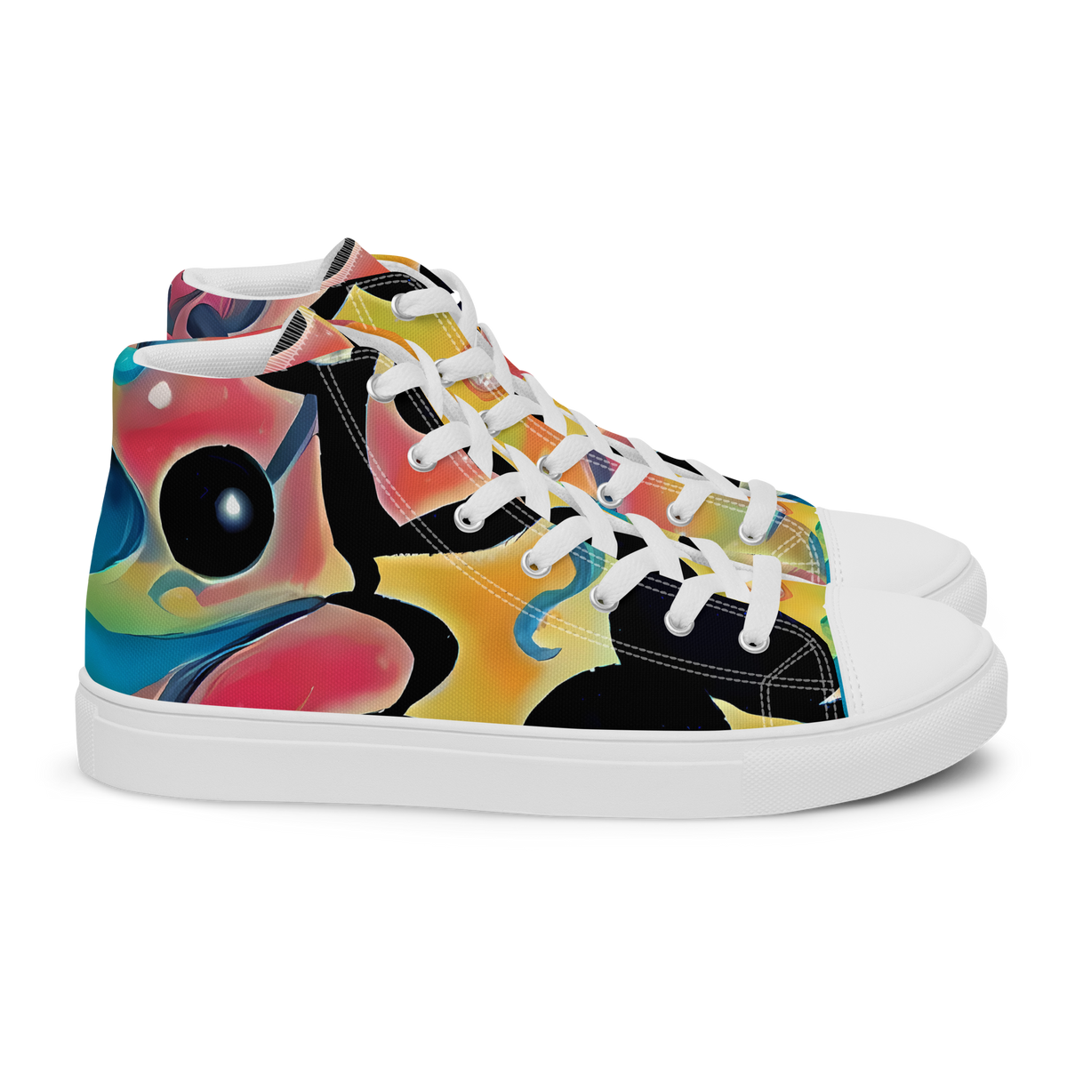 Men's High Top Canvas Shoes - Midday Mirage