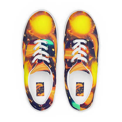 Women's Lace-Up Canvas Shoes - Coorte's Cosmos