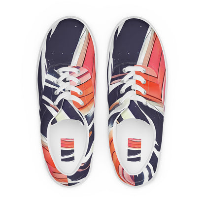 Women's Lace-Up Canvas Shoes - Radiant Drift
