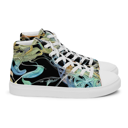 Women's High Top Canvas Shoes - Infinite Mist