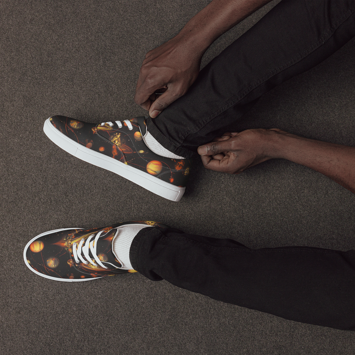 Men's Lace-Up Canvas Shoes - Murillo Vortex