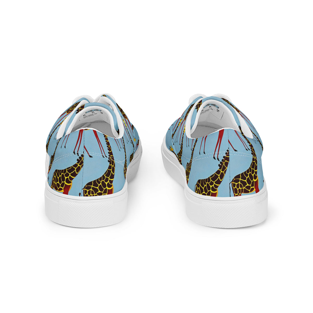 Men's Lace-Up Canvas Shoes - Giraffe Groove