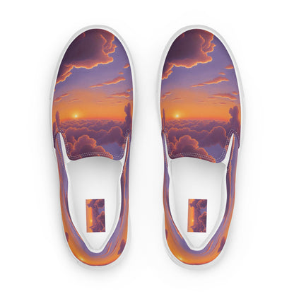 Women's Slip-On Canvas Shoes - Cotton Candy Dreams