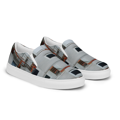 Women's Slip-On Canvas Shoes - Industrial Reverie