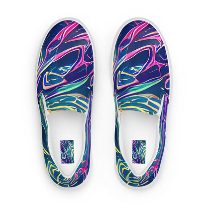 Women's Slip-On Canvas Shoes - Optic Tempest