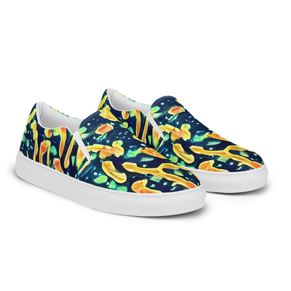 Men's Slip-On Canvas Shoes - Vortex Glow