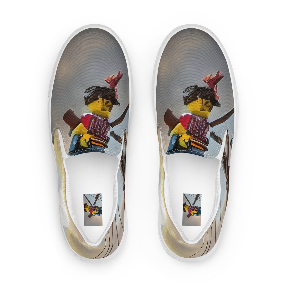Women's Slip-On Canvas Shoes - Skyward Adventure