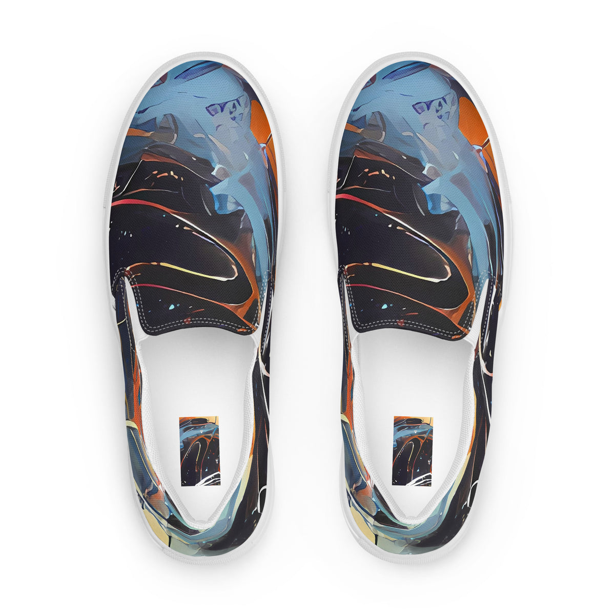 Women's Slip-On Canvas Shoes - Neo-Splash Labyrinth