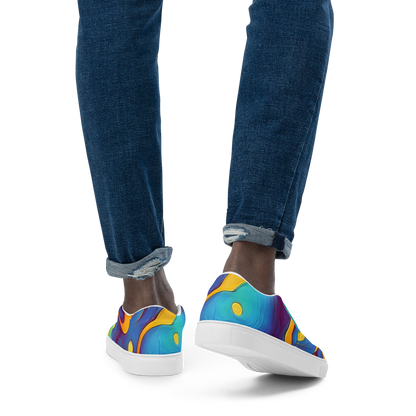 Men's Slip-On Canvas Shoes - Pelton Swirl