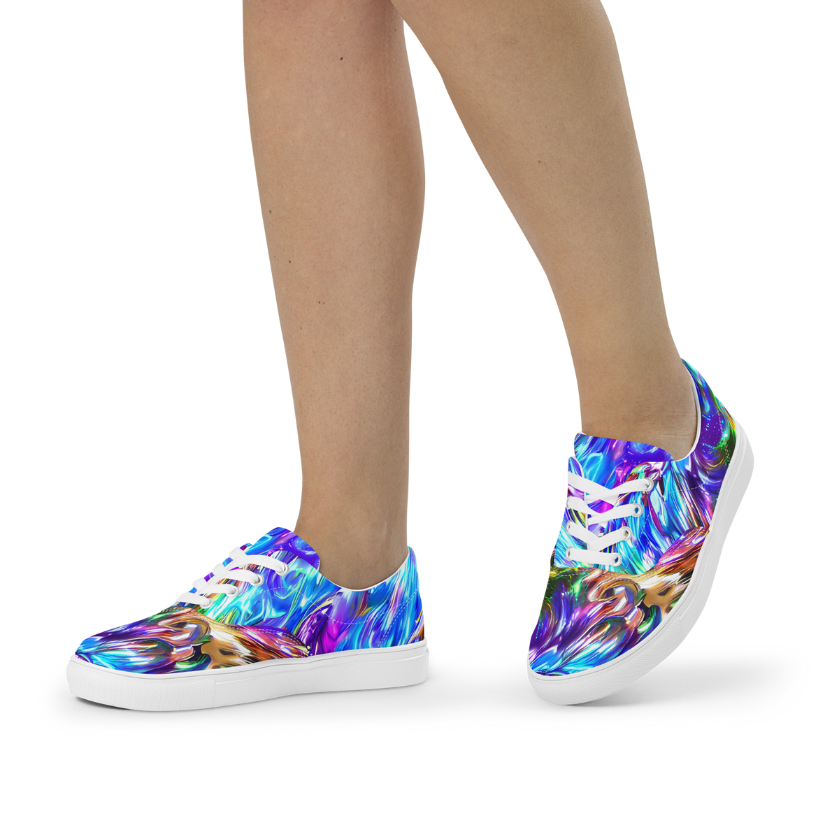 Women's Lace-Up Canvas Shoes - Faini Whirlwind