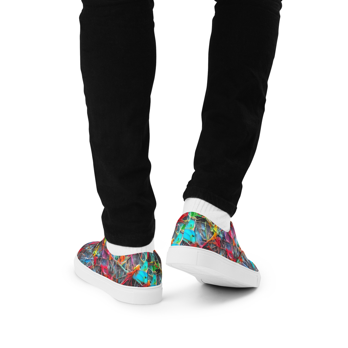Men's Lace-Up Canvas Shoes - Junkyard Jewel