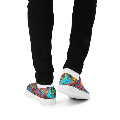 Men's Lace-Up Canvas Shoes - Junkyard Jewel