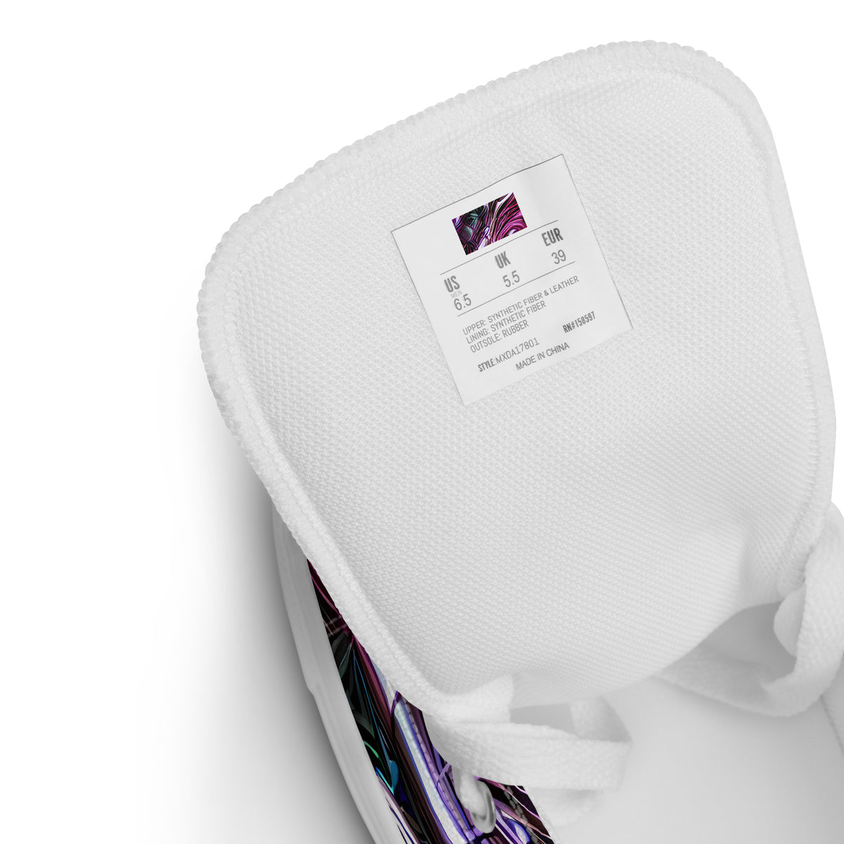 Women's High Top Canvas Shoes - Nebula Fusions