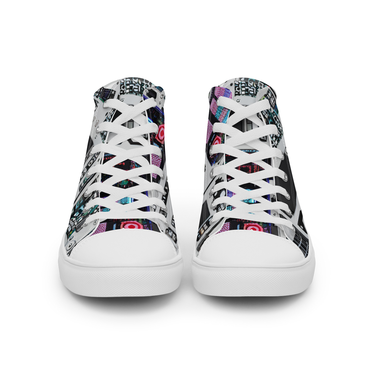 Women's High Top Canvas Shoes - Wired Wonders