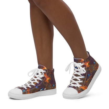 Women's High Top Canvas Shoes - Pozzo Vortex
