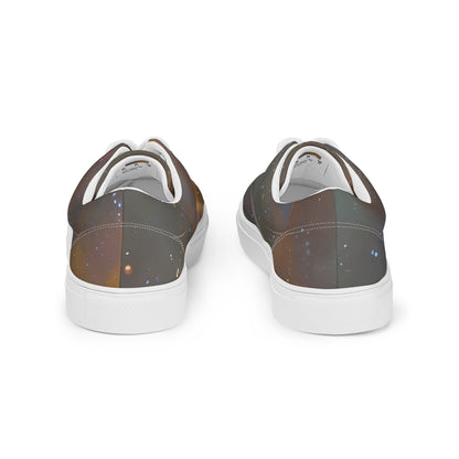Men's Lace-Up Canvas Shoes - Gilded Galaxies