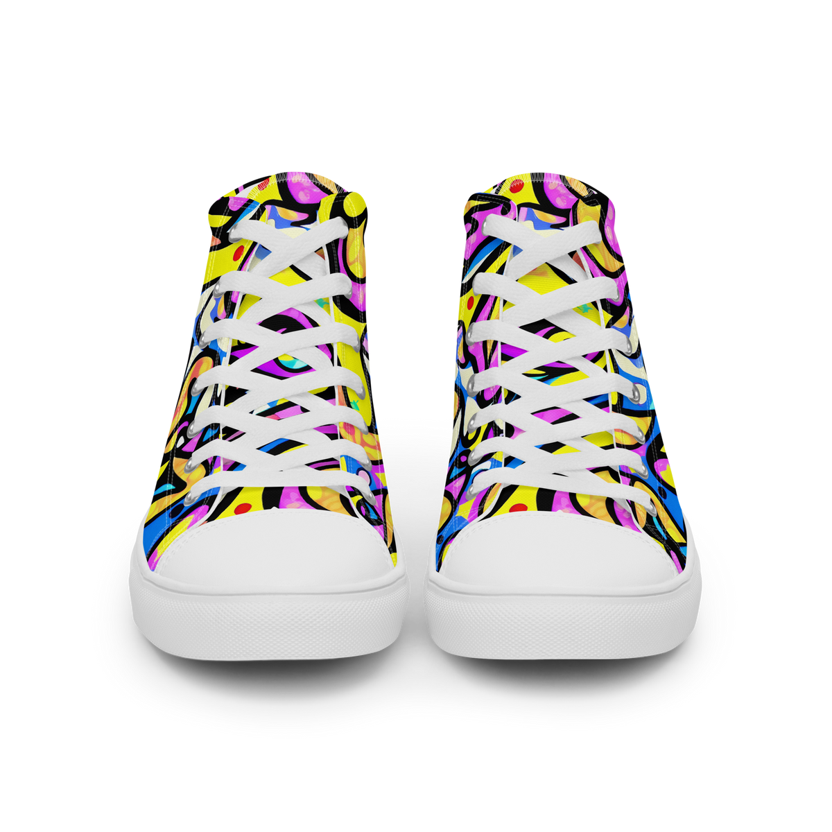 Men's High Top Canvas Shoes - Britto's Odyssey