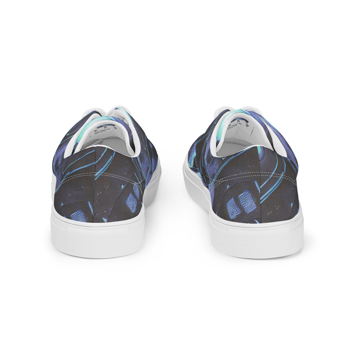 Men's Lace-Up Canvas Shoes - Galactic Circuit