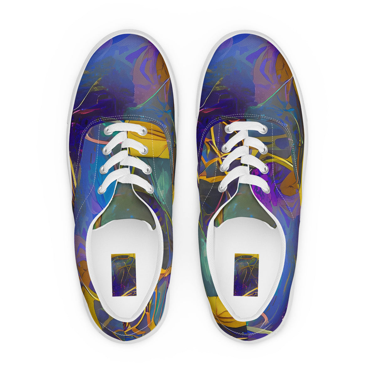 Women's Lace-Up Canvas Shoes - Vivid Dreamweave