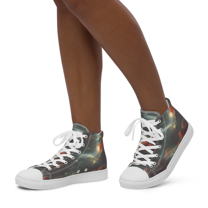 Women's High Top Canvas Shoes - Stellar Highlands