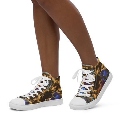 Women's High Top Canvas Shoes - Vortex Virtue