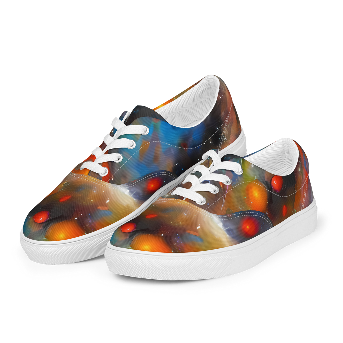 Women's Lace-Up Canvas Shoes - Ethereal Eclat