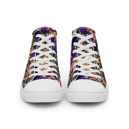 Women's High Top Canvas Shoes - Ethereal Waltz