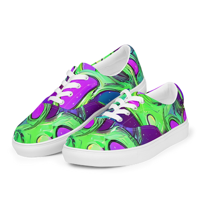 Women's Lace-Up Canvas Shoes - Funky Mutation