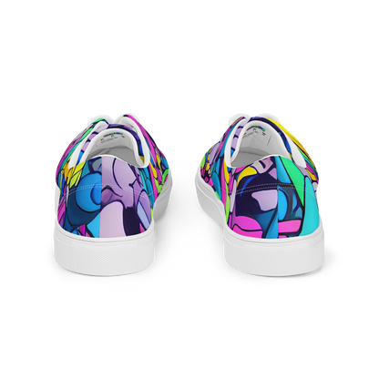 Women's Lace-Up Canvas Shoes - Radiant Revelation