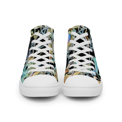 Women's High Top Canvas Shoes - Infinite Mist