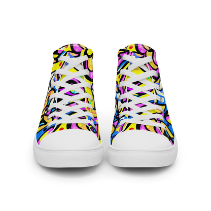 Women's High Top Canvas Shoes - Britto's Odyssey