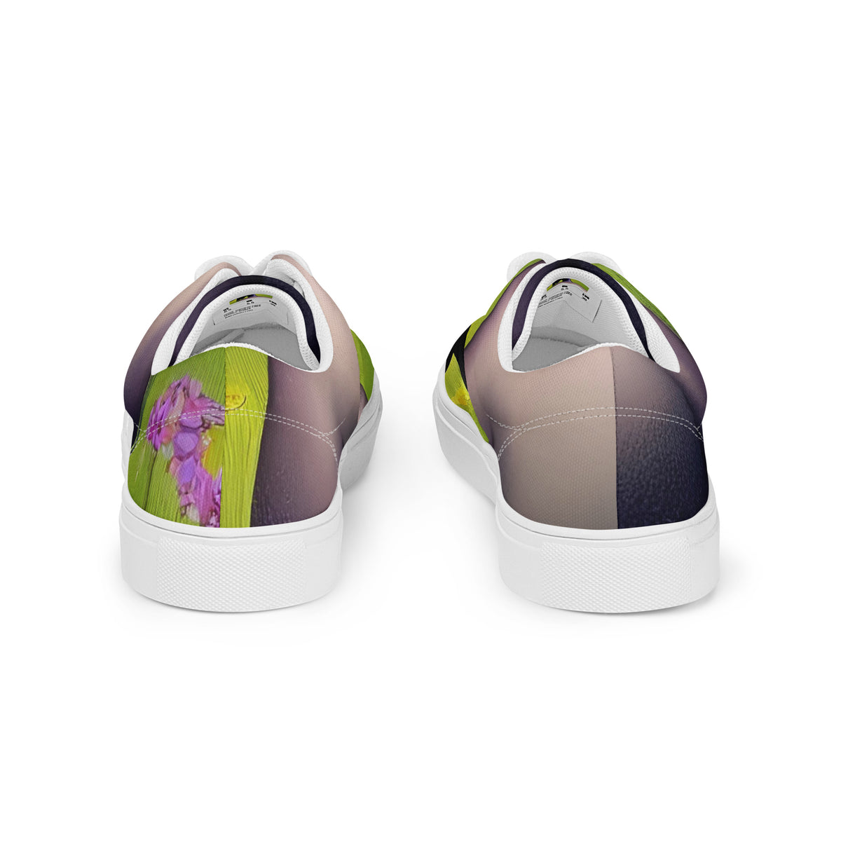Women's Lace-Up Canvas Shoes - Verdant Safari