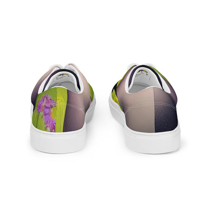 Women's Lace-Up Canvas Shoes - Verdant Safari